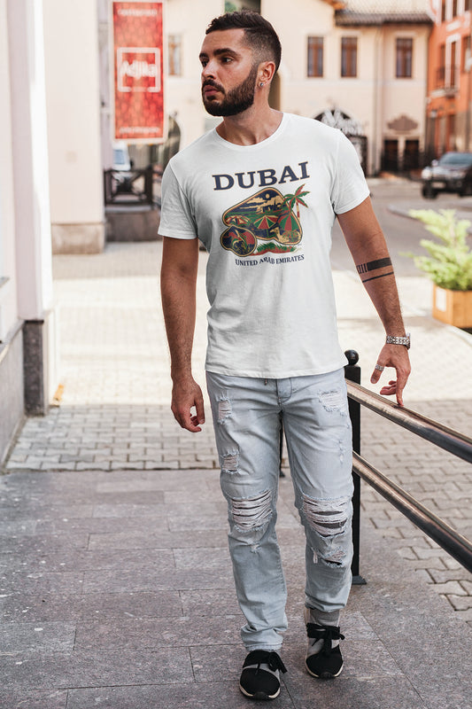 Men Dubai T-shirt Maikling Manggas D - 112