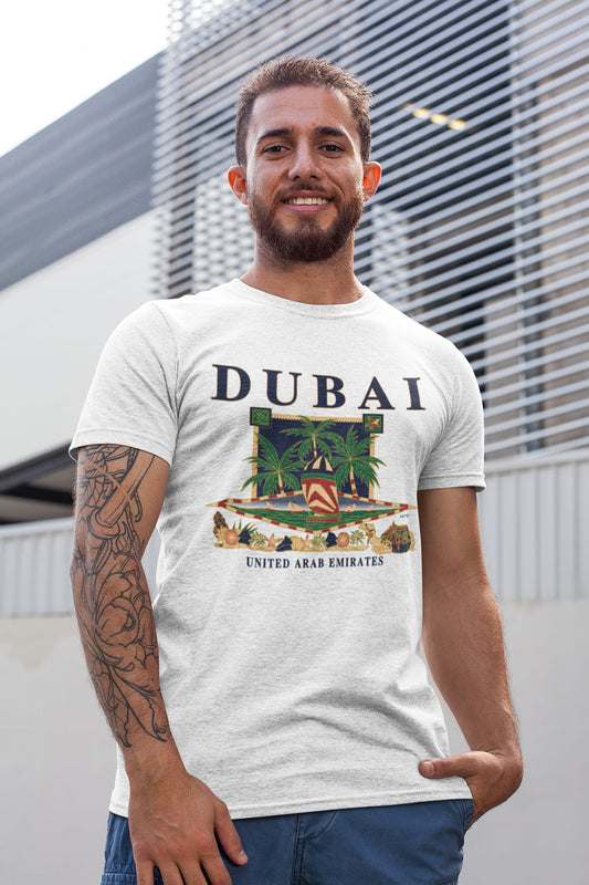 Men Dubai T-Shirt Maikling Manggas D-80