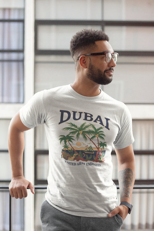 Men Dubai T-Shirt Maikling Manggas D-117