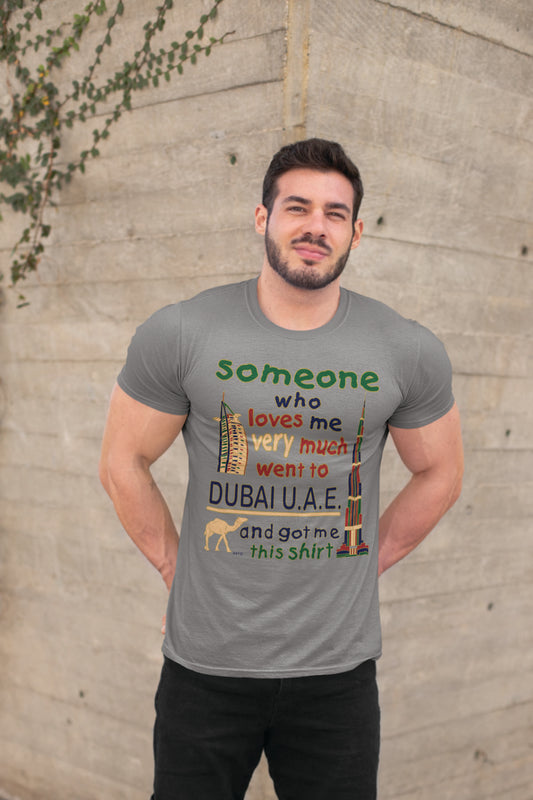 Men Dubai T-Shirt Maikling Manggas D-70