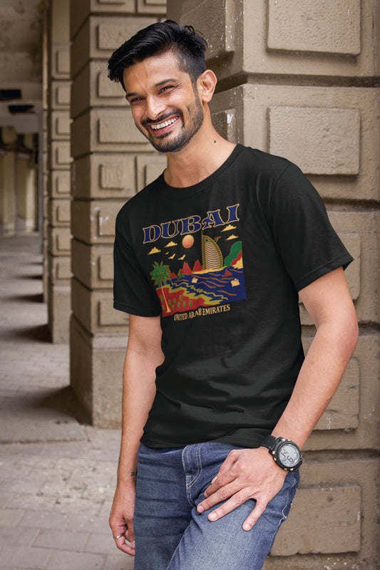 Men Dubai T-Shirt Short Sleeve  D-151