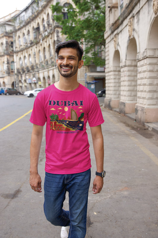 Men Dubai T-Shirt Maikling Manggas D-151