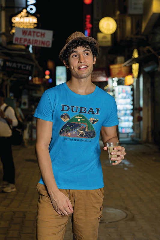 Men Dubai T-Shirt Maikling Manggas D-116