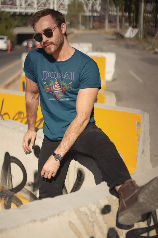 Men Dubai T-Shirt Short Sleeve D-82