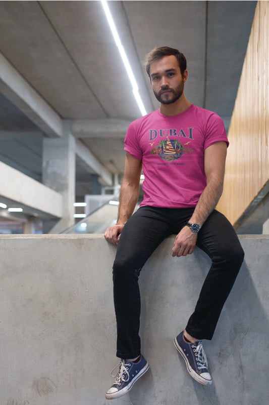 Men Dubai T-Shirt Maikling Manggas D-82