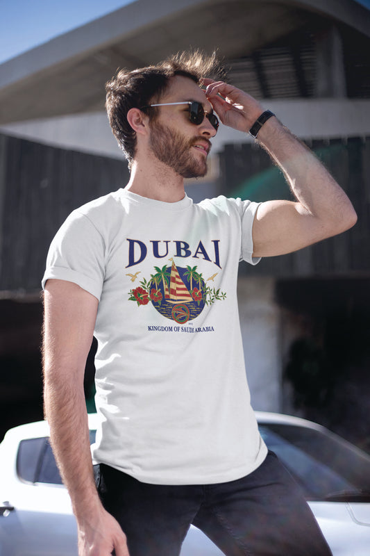 Men Dubai T-Shirt Maikling Manggas D-82
