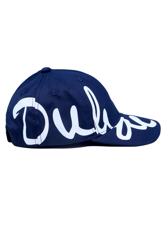 Dubai Adjustable Cap Navy/White Drop Name
