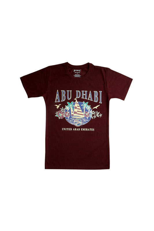 Unisex Abu-Dhabi T-Shirt Short Sleeve D-82