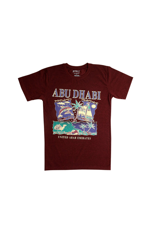 Unisex Abu-Dhabi T-Shirt Short Sleeve D-114