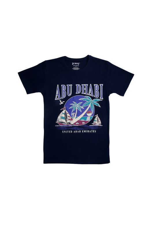 Unisex Abu-Dhabi T-Shirt Short Sleeve D-69