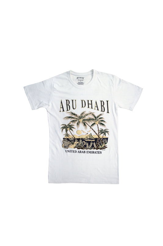 Unisex Abu-Dhabi T-Shirt Short Sleeve D-117