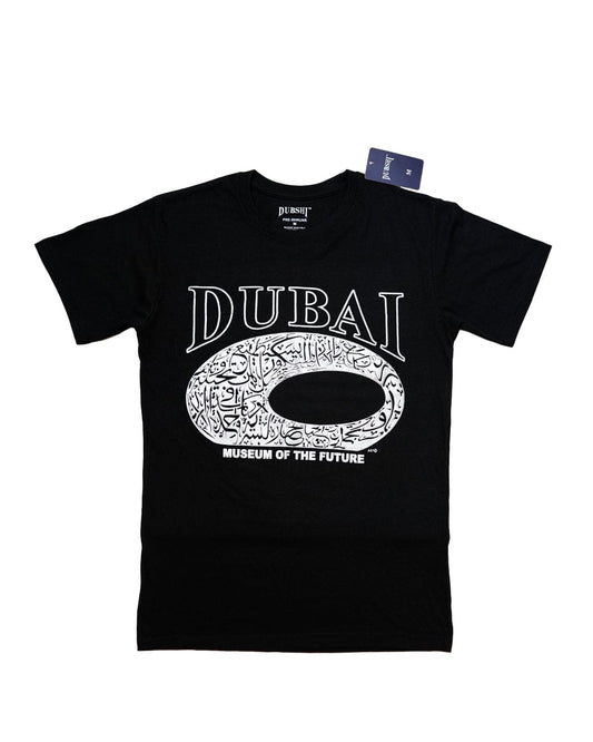 Dubai T-Shirt Black Silver D-216