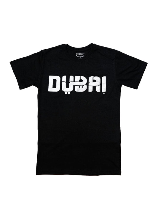 Dubai T-Shirt Black Silver D-168