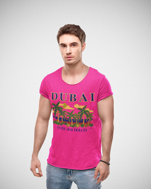 Men Dubai T-Shirt Maikling Manggas D-72
