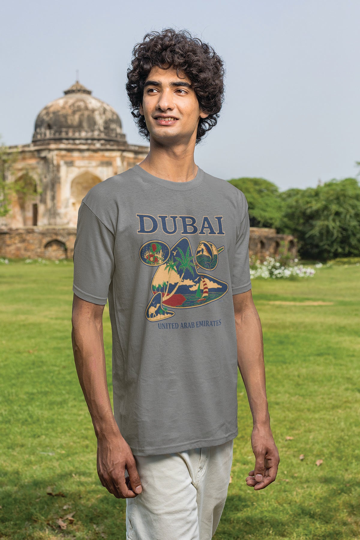 Men Dubai T-Shirt Short Sleeve  D-111