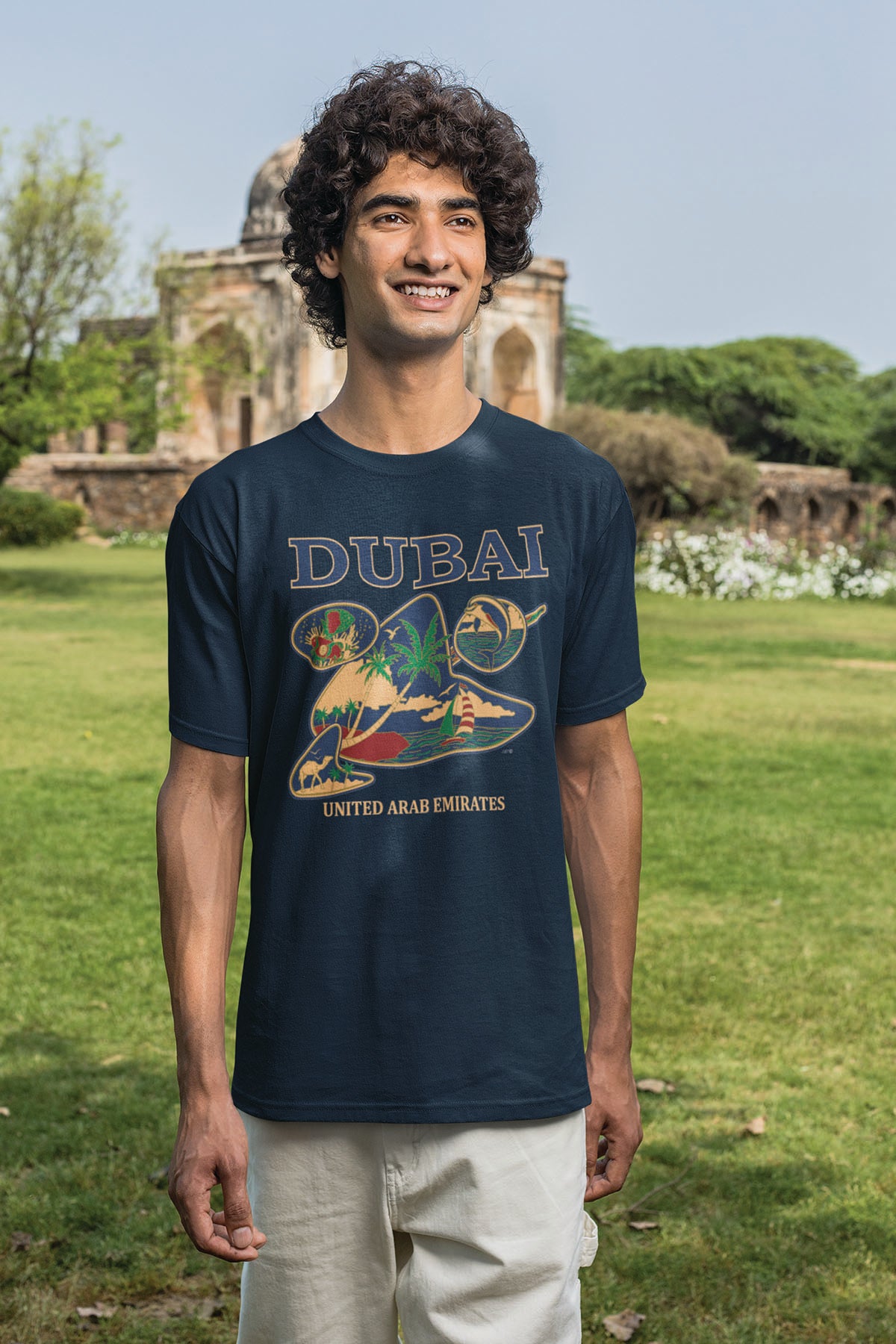 Men Dubai T-Shirt Short Sleeve  D-111