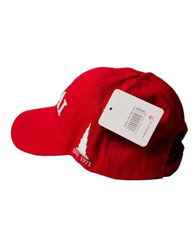 Dubai Cap Embroidery Red