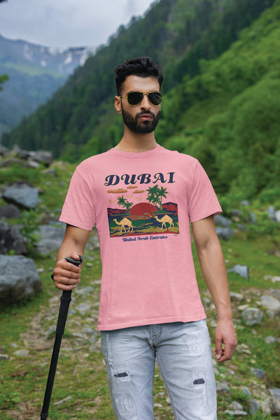 Men Dubai T-Shirt Maikling Manggas D-152