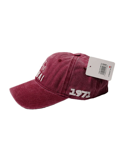 Dubai Cap Embroidery Maroon