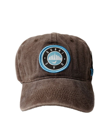 Dubai Cap Embroidery Brown