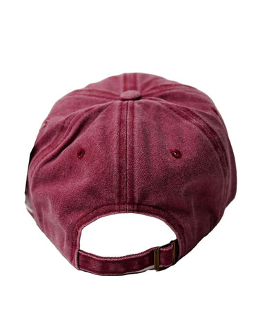 Dubai Cap Embroidery Maroon