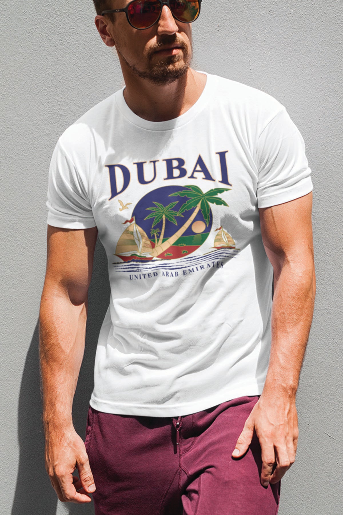 Men Dubai Short Sleeve T-Shirt D- 69