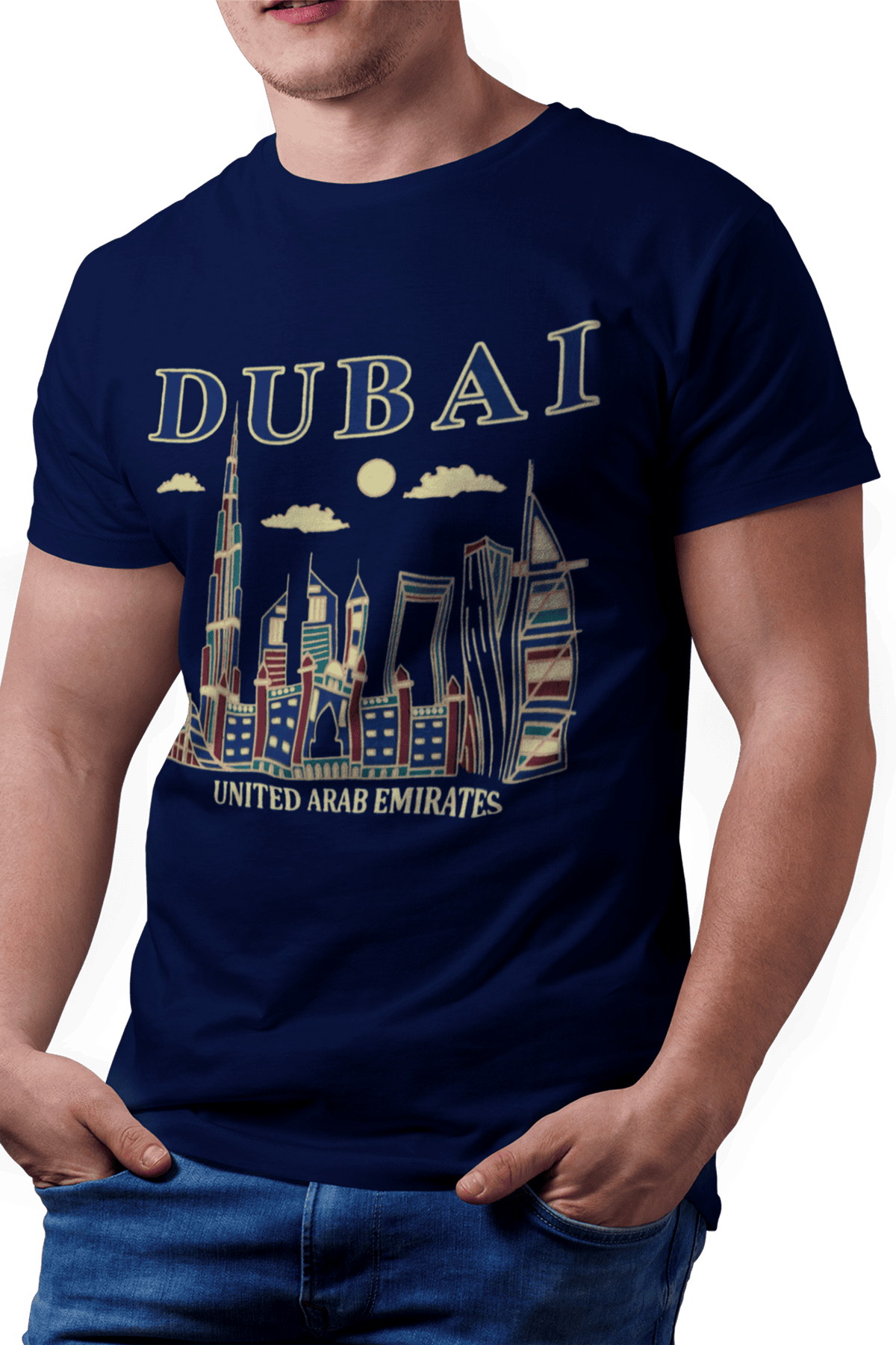 Unisex Dubai Short Sleeve T-Shirt D- 101