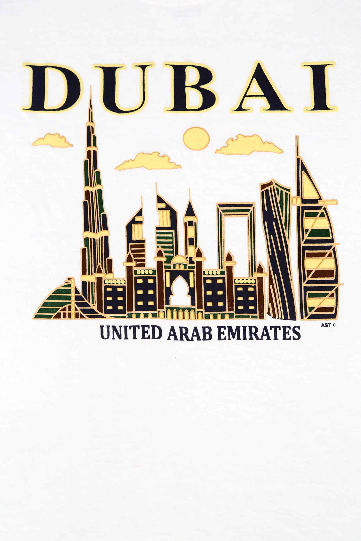 Unisex Dubai Short Sleeve T-Shirt D- 101