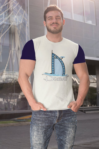 Men Dubai T-Shirt Maikling Manggas D-100
