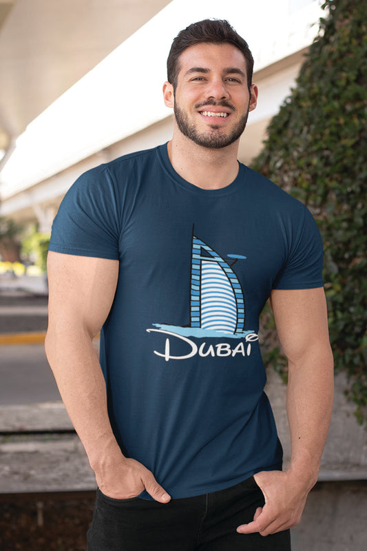 Men Dubai T-Shirt Maikling Manggas D-100