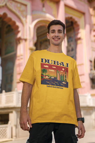 Men Dubai T-Shirt Maikling Manggas D-105