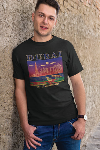 Men Dubai T-Shirt Maikling Manggas D-103