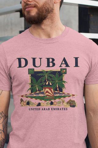 Men Dubai T-Shirt Maikling Manggas D-80