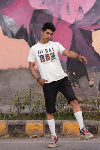 Men Dubai T-Shirt Maikling Manggas D-63