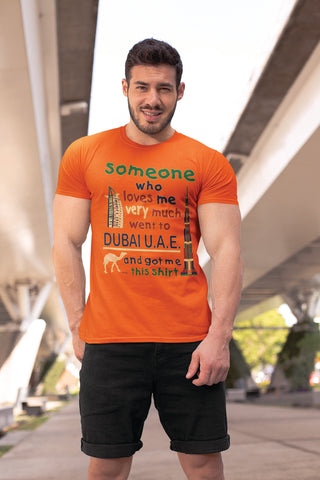 Men Dubai T-Shirt Maikling Manggas D-70