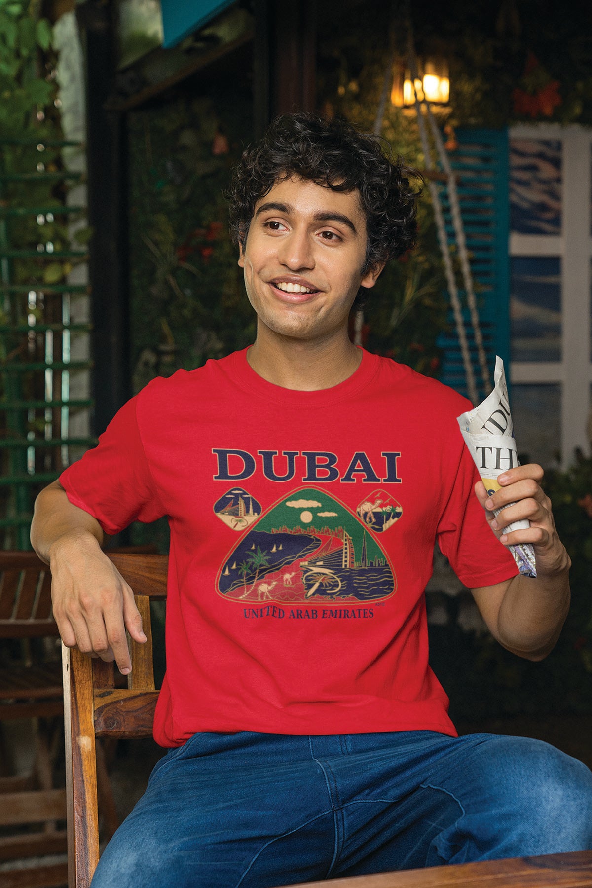 Men Dubai T-Shirt Maikling Manggas D-116