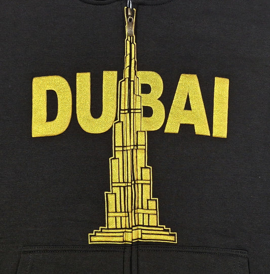 Dubai Black Gold Jacket Burj Khalifah