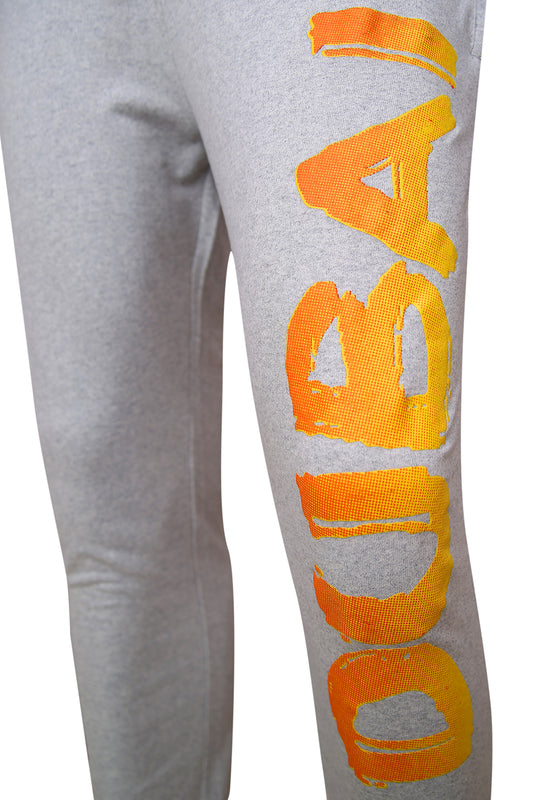 Men Dubai Trouser With Rainbow Orange