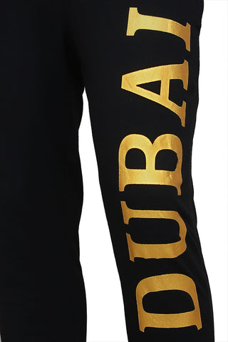 Men Dubai Trouser With Gold