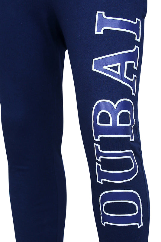 Men Dubai Trouser With Navy