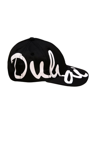 Dubai Adjustable Cap Black/White Drop Name