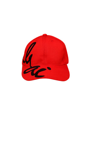 Dubai Adjustable Cap Red/Black Drop Name