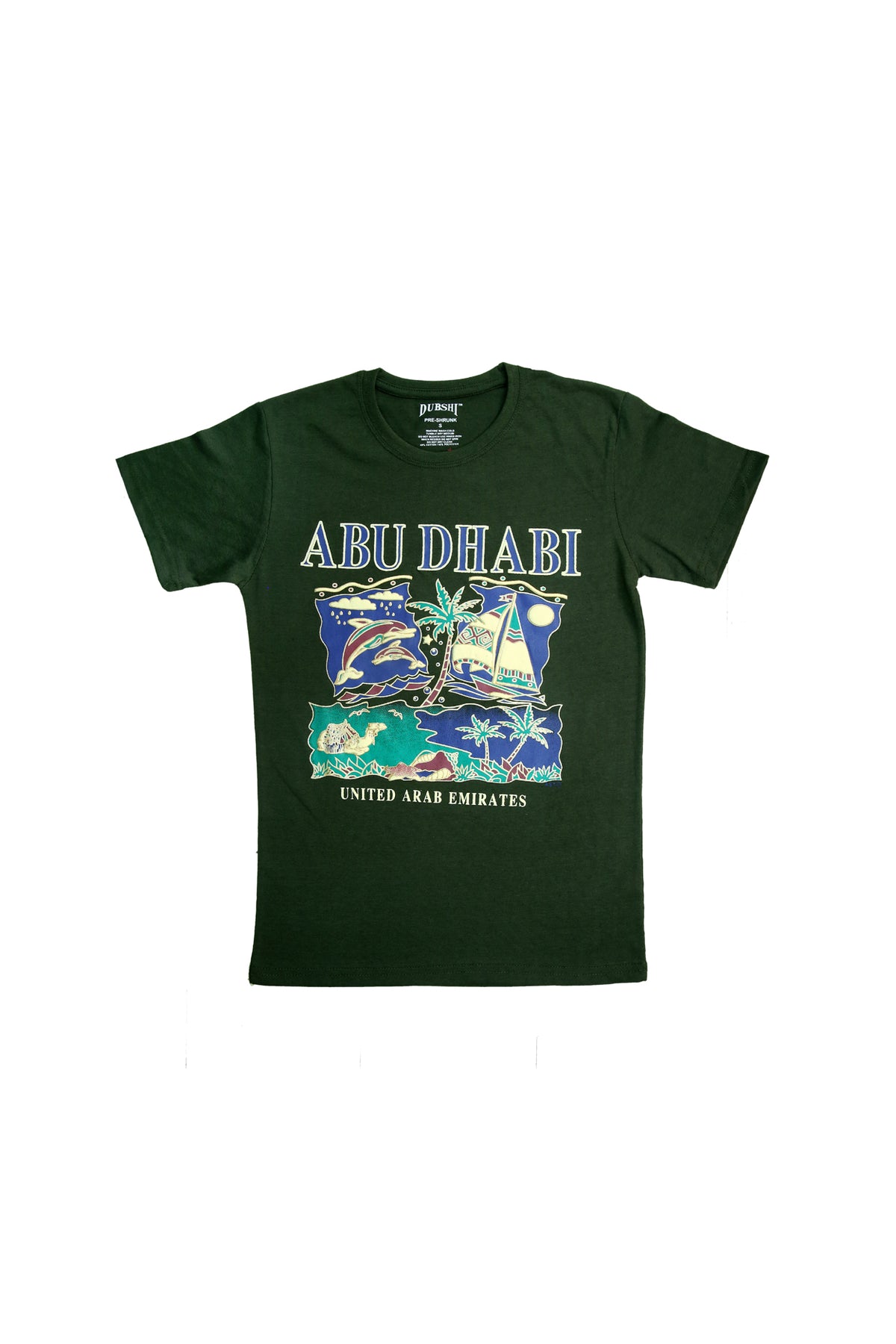 Unisex Abu-Dhabi T-Shirt Short Sleeve D-114