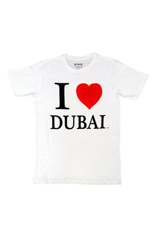 I Love Dubai Men T-Shirt With Black Print