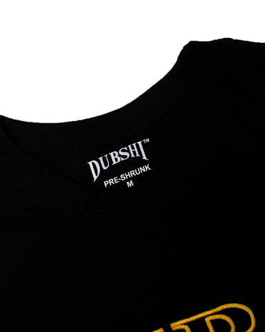 Dubai T-Shirt Black Gold D-197