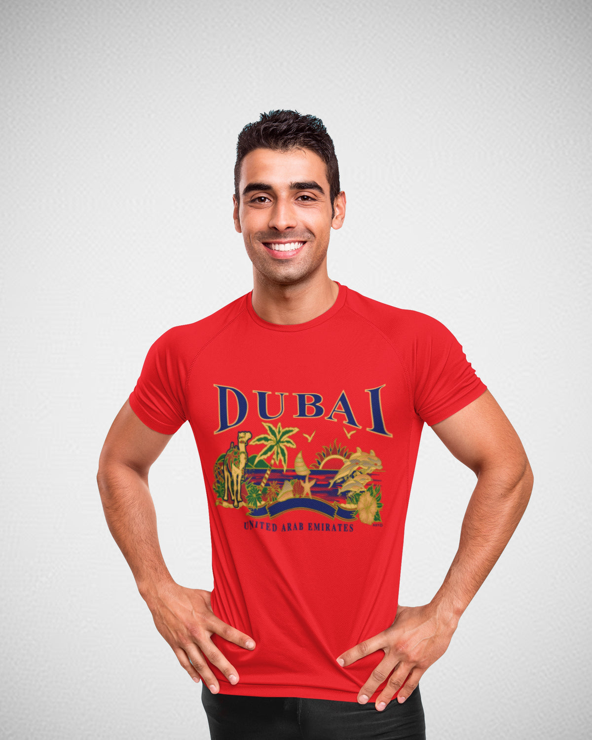Men Dubai T-shirt Maikling Manggas D - 48