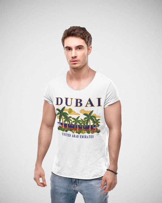 Men Dubai T-Shirt Short Sleeve  D-72