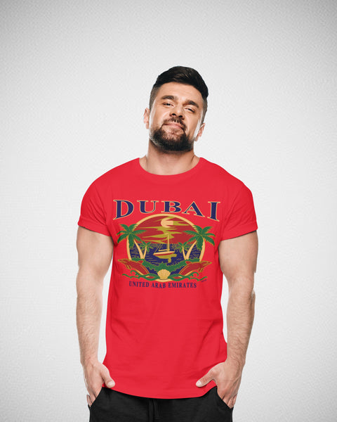 Men Dubai T-Shirt Maikling Manggas D-81