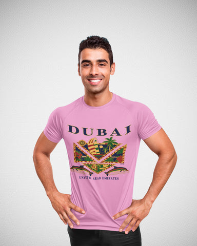 Men Dubai T-Shirt Maikling Manggas D-83